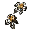 Fashion simple exaggerated flower personalized earrings jewelry - SHINNE