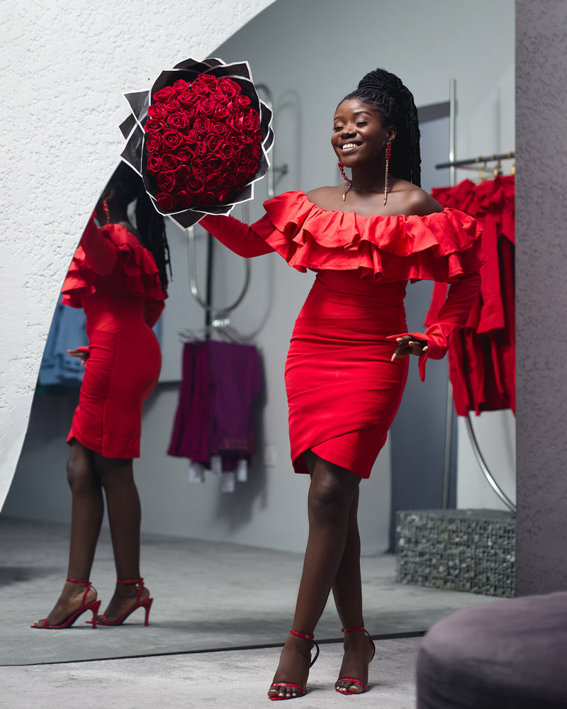 APEX Look 2 - The Scarlet Luxe Dress